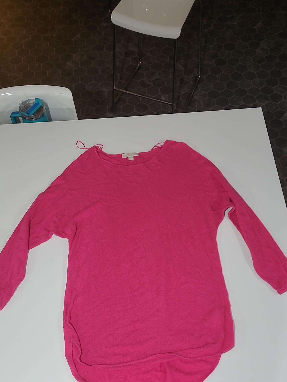 MICHAEL Michael Kors Hot Pink Long Sleeve Tee